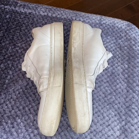 Mr. B’s Fashion for Aldo’s White Leather Sneakers - Picture 2 of 7